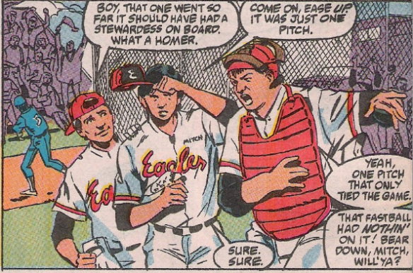 I love how they have their first names on the front of their jerseys, in case we forget that Mitch is named Mitch.