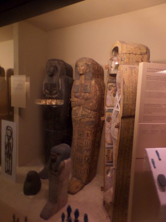 They have a lot of mummies. It's kind of creepy. 